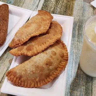 Empanadas and alcapurrias.