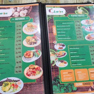 ramen and noodles, menu