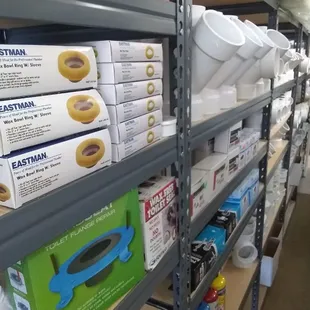 PVC 1/2 THRU 4 INCHES.  FITYINGS AND PVC PIPE.  COPPER PIPE, BLACK PIPE, CPVC, ETC...