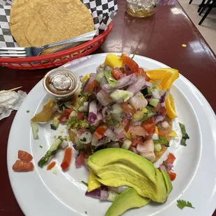 Tostada De Ceviche