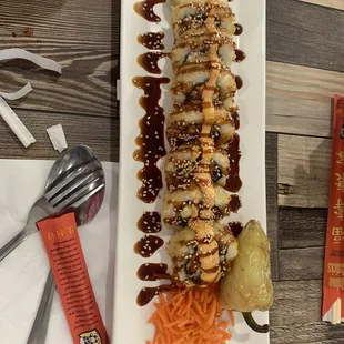 Mexican sushi: very spicy!