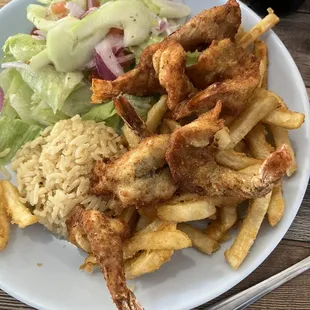 Camarones empanizado