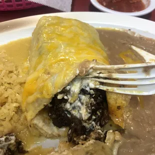 Burnt carne asada...