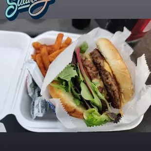 Double cheese burger