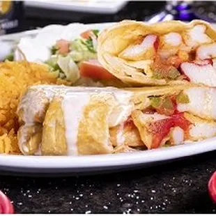 Seafood Chimichanga