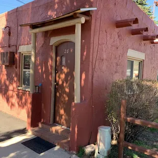 Front door to our private suite