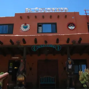 A quaint adobe styled motel with friendly service.