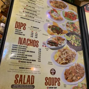Appetizers, salads and soups