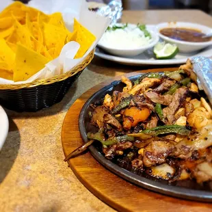 a plate of food on a table