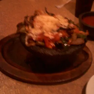 This is the mixed Molecajete Special!  Yum!