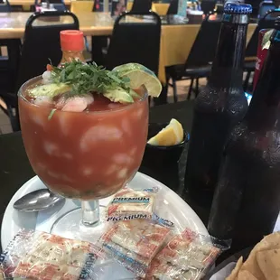 Shrimp cocktail was delicious,,