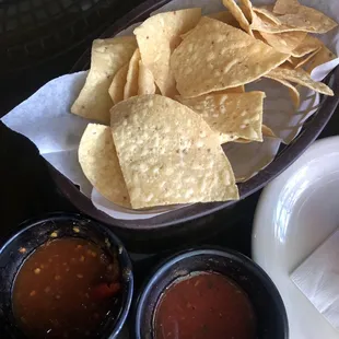 Warm Chips and salsa