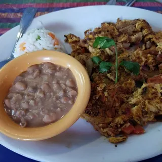 machaca con huevo