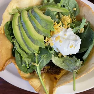 Ground beef taco salad