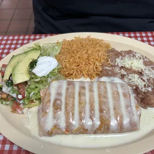 Beef chimichanga