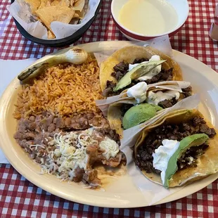 Skirt steak tacos (combo 3)