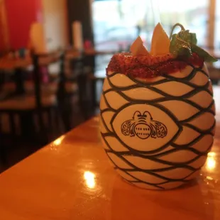 a dessert on a table