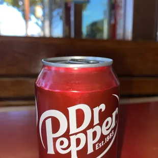 My Dr Pepper. Cold