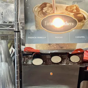 We sale ice coffee