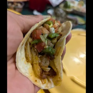 Taco Alambre Pastor w pico