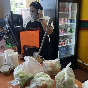 burritos and wraps, interior