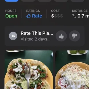 the menu of a mexican cuisine restaurant