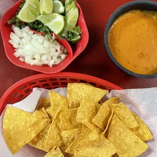 Chips and beans
