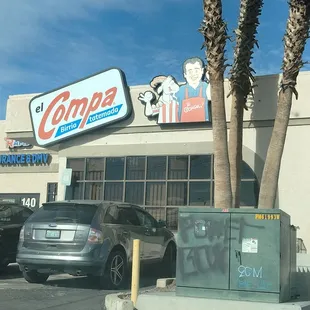 The storefront.