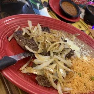 Carne Asada plate