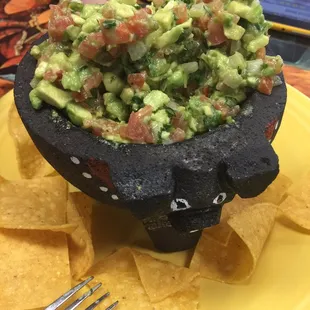 Fresh made guacamole.