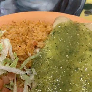 Green Chile enchiladas