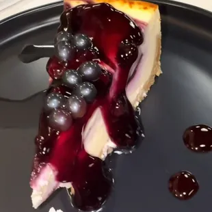 Blueberry cheesecake