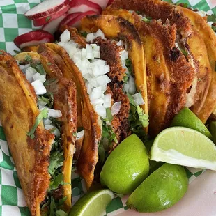 5 crisp cheese beef tacos