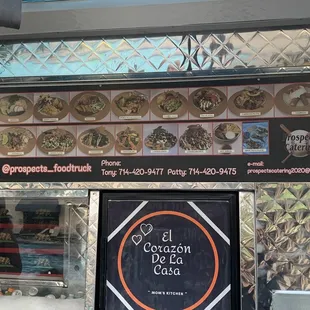 Menu displays