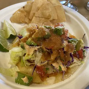 Fully loaded shrimp taco
