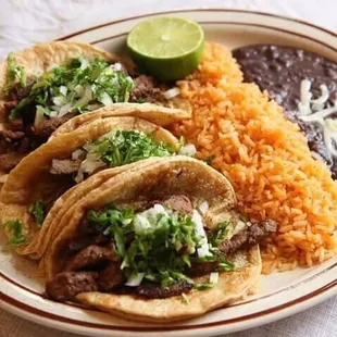 Mexican tacos and peruvian sea food