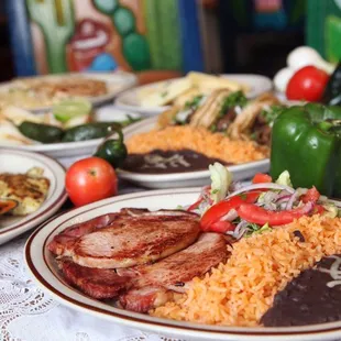 Pork chop.  Chuletas ahumadas