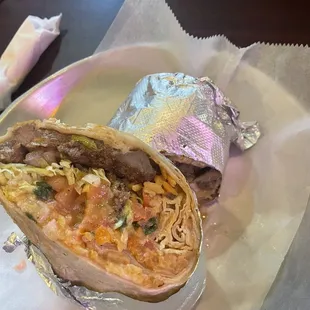Steak burrito