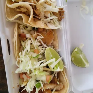 Pescado Tacos for $17
