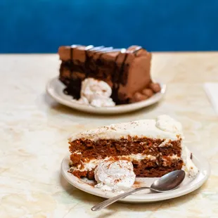 a slice of chocolate cake on a plate
