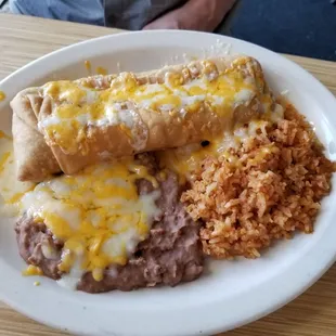 Red chimichanga