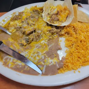 House Chili Verde Burrito