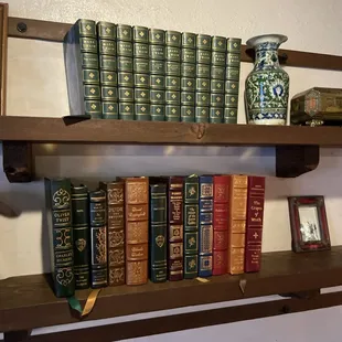 Waiting area book collection