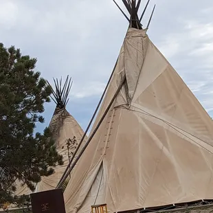 Yes cool as heck huge teepees if you desire