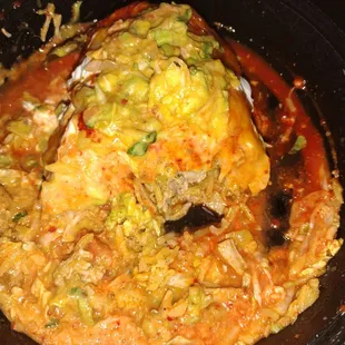 a close up of a stew in a crock pot