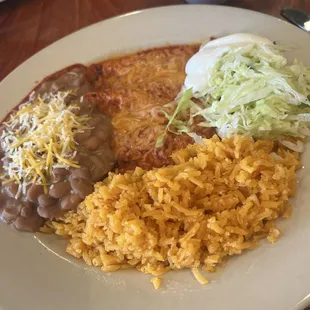 3. Enchiladas Combo