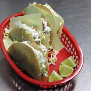 Hard Taco Shells Either chicken or steak