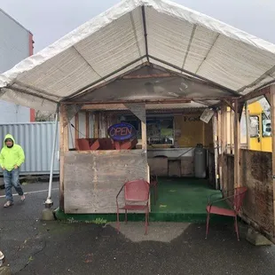 Covered front
