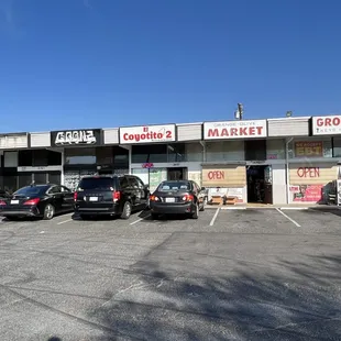 the outside of the store