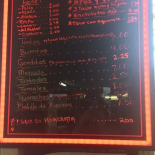New menu!!!